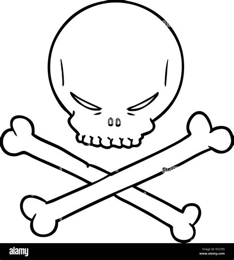 Cartoon Skull And Crossbones Stock Vector Image And Art Alamy