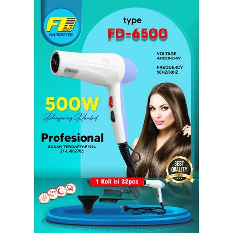 Jual Hairdryer Pengering Rambut Fd Watt Shopee Indonesia