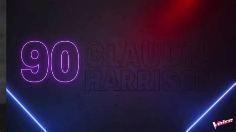 The Blind Auditions 90 Seconds With Claudia Harrison The Voice