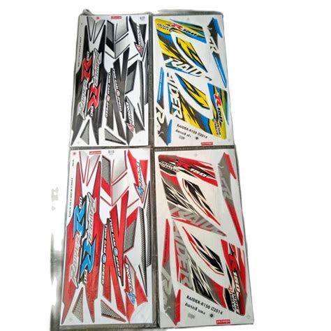 Suzuki Raider 150 Decals Set R150 Carb Complete Fairings Sticker