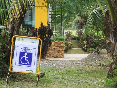 Reserved PWD Parking Space At The Organic Agriculture Building