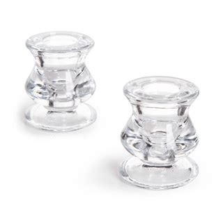 Glass Taper Candle Holders - Valley Tent & Party Rentals