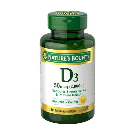 Snapklik Natures Bounty Vitamin D Immune Support Vitamin