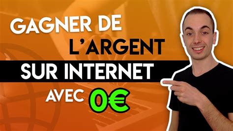 5 Façons RENTABLES Pour GAGNER DE L ARGENT sur Internet SANS INVESTIR