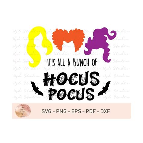 Hocus Pocus Svg Sanderson Sisters Svg Witches Hair Cute Ha Inspire