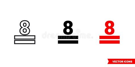 Max Stack Icon Of 3 Types Color Black And White Outline Isolated