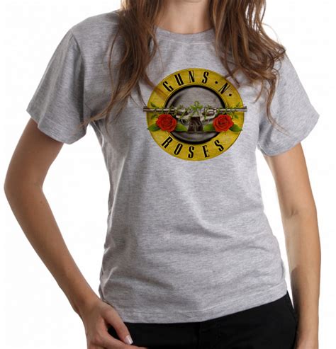 Blusa Feminina Baby Look Axl Rose Guns In Roses Armas Rosas