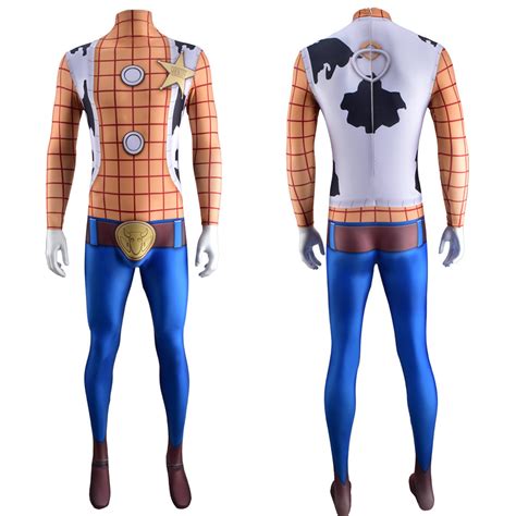 Disney Costume Toy Story Woody Classic Costume Unisex Adult Cartoon