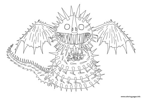 Whispering Death Dragon Coloring page Printable