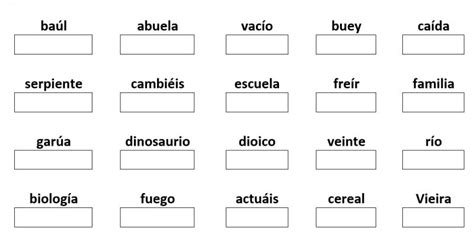 Print Map Quiz Diptongos Y Triptongos Lengua Sexto Grado