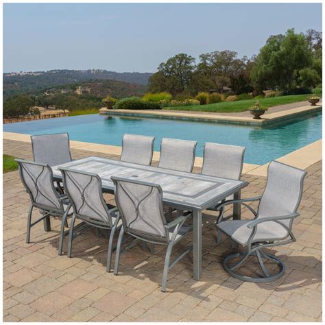 Sunvilla Hayden Sling Dining Piece Set Costco Australia