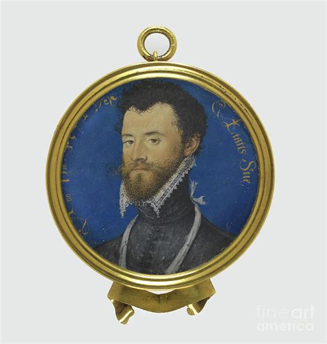 Portrait Miniature Of An Unknown Man Painting By Nicholas