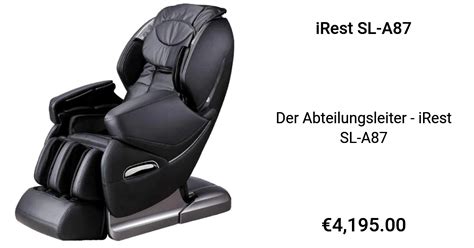 Irest Sl A87 Massagesessel Massagesessel Welt