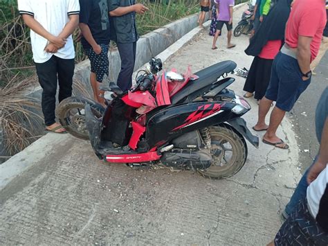 Tabrakan Dengan Bus Pengendara Motor Tewas