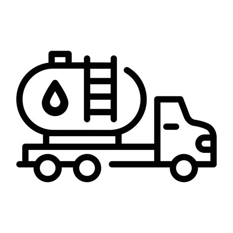 Icono De Vector De Doodle De Tanque De Combustible Vector En