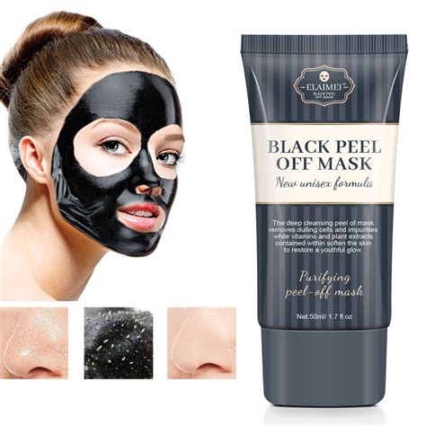 Blackhead Removal Mask, Purifying Peeling Mask Removal Mask, Charcoal ...