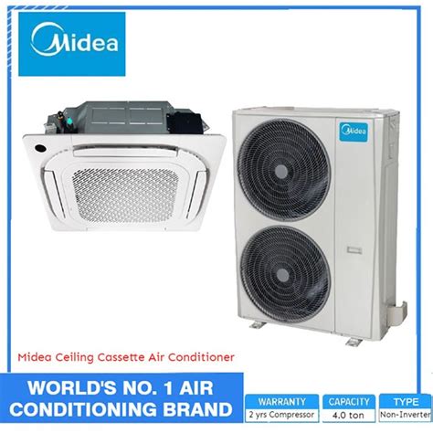 Midea Ceiling Cassette 4 0 Ton Air Conditioner