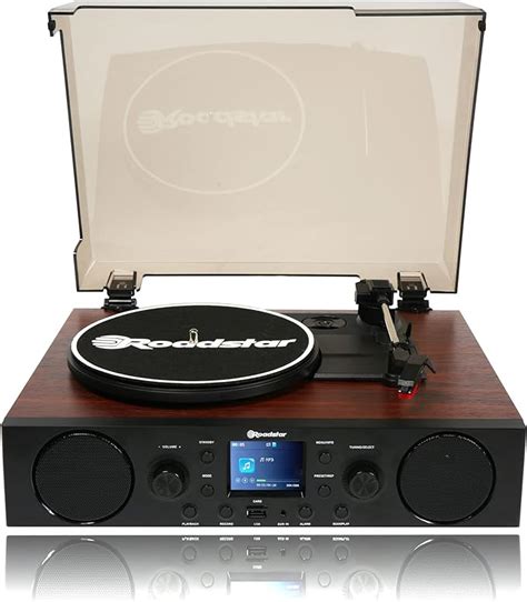 Roadstar TTR 8850ED BT Vinyl Turntable FM Radio Dab RDS Bluetooth