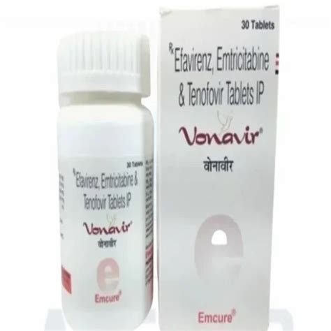 Efavirenz Emtricitabine Tenofovir Vonavir Tablet At Rs Bottle