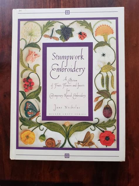 Jane Nicholas Stumpwork Embroidery Books Set Etsy