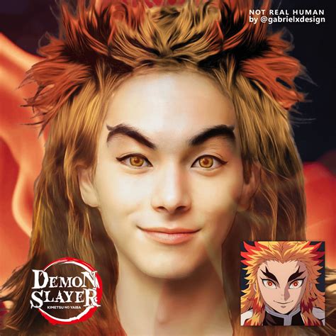 I made a flaming Rengoku! Craziest hair I've ever design. : r ...