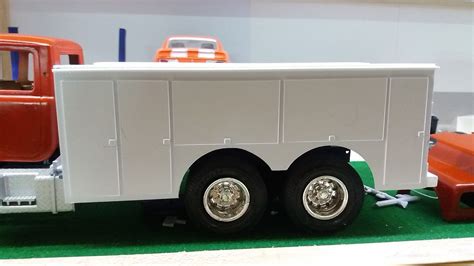 Model semi truck utility body 1:24 1:25 scale model Diorama | eBay ...