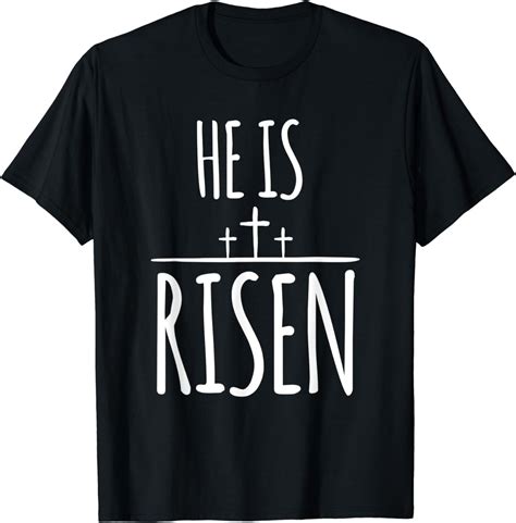 Christian Easter Shirt For Faith Believers He Is Risen T Shirt