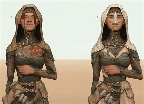 ArtStation Dune Fremen Stillsuit Design Sketchbook Pages Space