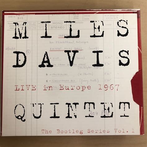 Cd Dvd Miles Davis Quintet Live In Europe The