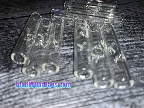 Glass Roll Tips 2mm Thick For Prerolls 10 Pack Loud Mylar Bags