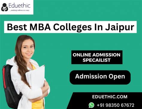 Best Mba Colleges In Jaipur Eduethic Blog