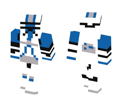 Get Phase 1 501st Clone Trooper Minecraft Skin For Free