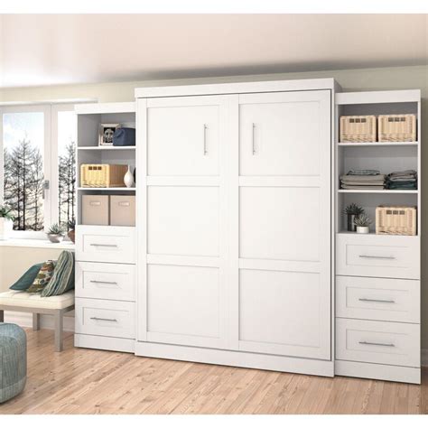 Storage Murphy Platform Bed In 2021 Murphy Bed Ikea Modern Murphy Beds Murphy Bed