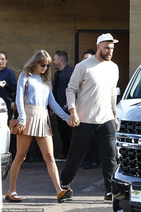 Taylor Swift Holds Hands With Boyfriend Travis Kelce As They Enjoy A Romantic Lunch Date At Nobu