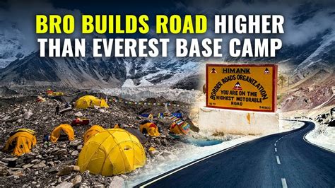 Bro Builds Road At Record Height Of Ft In Ladakh Highest