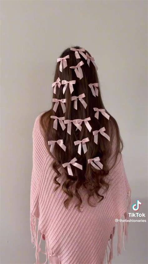 Thefashionaries On Tik Tok Diy Sandy Liang Inspired Bow Hairstyle