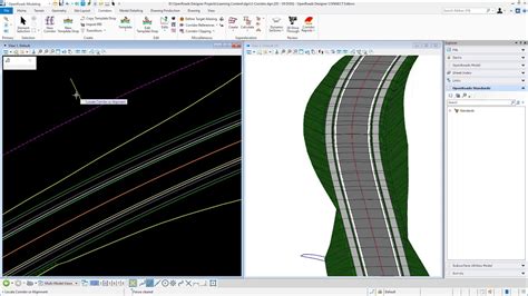 Creating Corridors In Openroads Designer Youtube