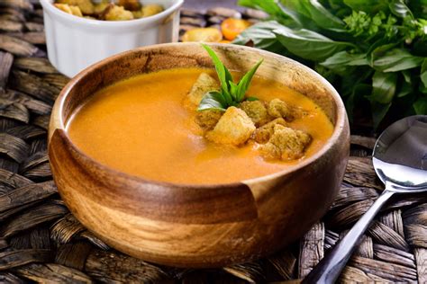 Крем-суп из печёной моркови