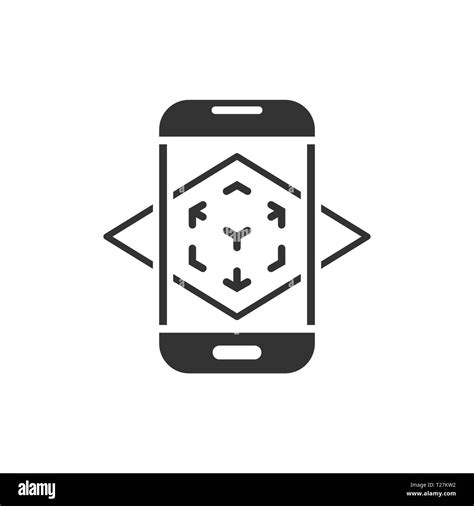 Icono De Realidad Aumentada En Estilo Plano Dispositivo De Vr