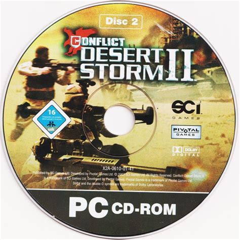 Conflict Desert Storm Ii Back To Baghdad Cover Or Packaging Material Mobygames