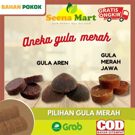 Jual Gula Merah Aren Batok Gula Jawa Palem Nira Kelapa Shopee Indonesia