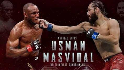 Ufc 251 Kamaru Usman Scores One Sided Decision Win Over Jorge Masvidal