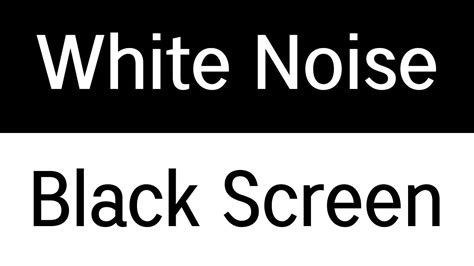 Goodbye Insomnia With White Noise Black Screen Relaxing White Noise