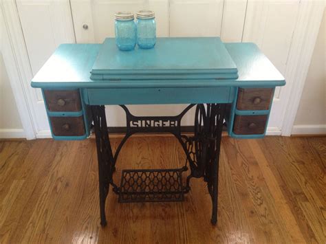 Vintage Sewing Machine Repurposed At Jeffrey Pleasants Blog