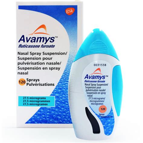 Avamys ® Nasal Spray Suspension Fluticasone Furoate 27 5 Micrograms Metered Spray 120 Doses