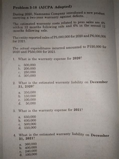 Solved Answer With Solution Problem 1 24 AICPA Adapted Anette