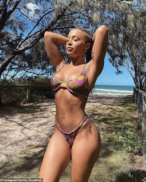 Tammy Hembrow Puts On An Eye Popping Display In A Skimpy Bikini Tammy