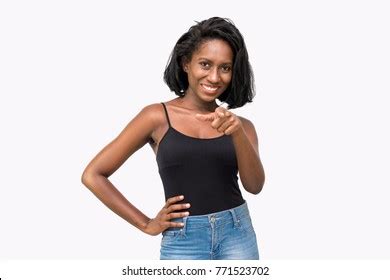 Woman Pointing Camera Stock Photo 771523702 | Shutterstock