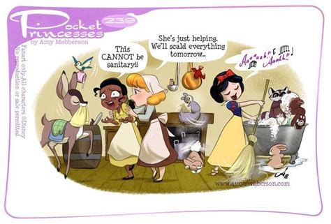 Pocket Princesses 239 Cleaning Crew By Amy Mebberson Pocket Princesses Disney Funny Pocket