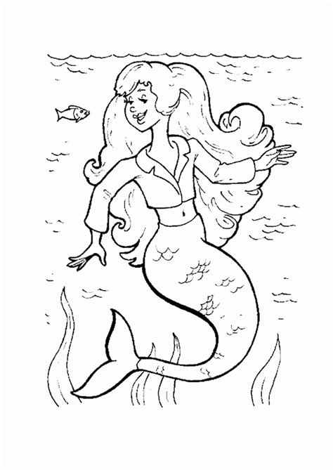 Coloriage Sirene Sur Hugolescargot serapportantà Coloriage Dessin